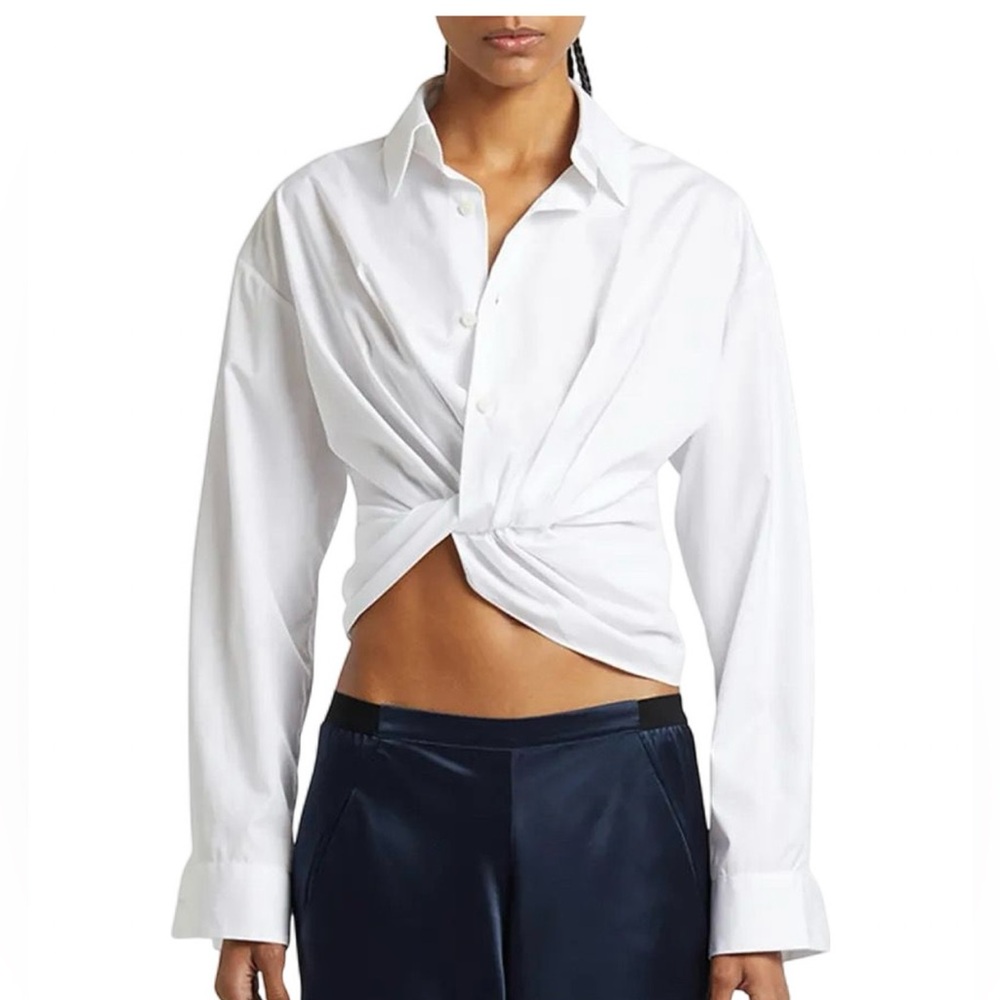 Christoper Esber Crop twist top